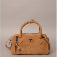 Bolsa Baguete Calvin Klein Jeans Camurça - Havana Bolsa Baguete Calvin Klein Jeans Camurça Havana u