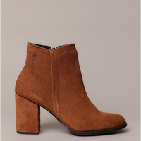 Bota Calvin Klein Feminina Salto - Havana Bota Calvin Klein Feminina Salto Havana 37