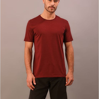 Camiseta Manga Curta Swimwear Masculino Logo Costas - Bordo Camiseta Manga Curta Swimwear Masculino Logo Costas Bordo Pp