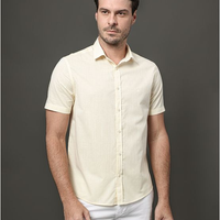 Camisa Masculina Algodão Calvin Klein - Amarelo Manteiga Camisa Masculina Algodão Calvin Klein Amarelo Manteiga 6
