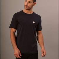 Camiseta Manga Curta Calvin Klein Jeans Masculino Com Logotipo - Marinho Camiseta Manga Curta Calvin Klein Jeans Masculino Com Logotipo Marinho p