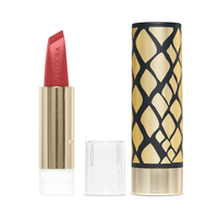 Combo Sofisticada e Destemida: Batom Alaranjado 3,4g + Case Dourado