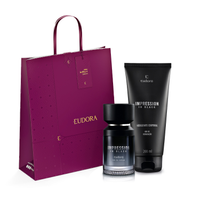 Combo Presente Impression In Black: Eau de Parfum 100ml + Loção Corporal 200ml + Sacola
