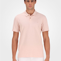 Polo Masculina Básica Sem Friso Calvin Klein - Rosa Claro Polo Masculina Básica Sem Friso Calvin Klein Rosa Claro Ggg
