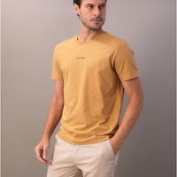 Camiseta Manga Curta Calvin Klein Nano Logo - Havana Camiseta Manga Curta Calvin Klein Nano Logo Havana p