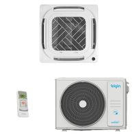 Ar-Condicionado Split Cassete Inverter 4 Vias R-32 Elgin Eco 24.000 BTUs Quente/Frio 220V Monofásico