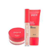 Kit Payot Alta Cobertura Base Corretivo E Pó Solto Cor 2 (3 Produtos)