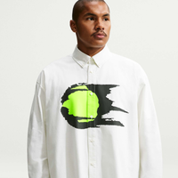 Camisa Nike Manga Longa Club Rules Oxford Masculina