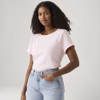 Blusa Levi's® Margot Rosa Claro Manga Curta - XS USA | PP BR