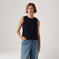 Regata Levi's® Sunrise Crochet Tank Preto Regata - S USA | P BR