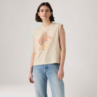 Blusa Levi's® Boxy Tank Muscle Bege - XL USA | GG BR
