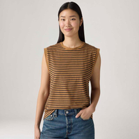 Blusa Levi's® Boxy Tank Listrada Muscle - XS USA | PP BR
