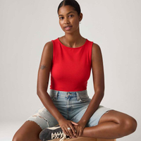 Blusa Levi's®Blair Boatneck Vermelha - XS USA | PP BR