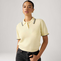 Polo Levi's® Super Soft Summer Amarelo Claro Manga Curta - XS USA | PP BR