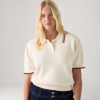 Polo Levi's® Super Soft Summer Off White Manga Curta - XS USA | PP BR