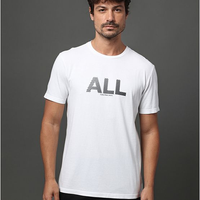 Camiseta Masculina All Calvin Klein Jeans - Branco Camiseta Masculina All Calvin Klein Jeans Branco Pp