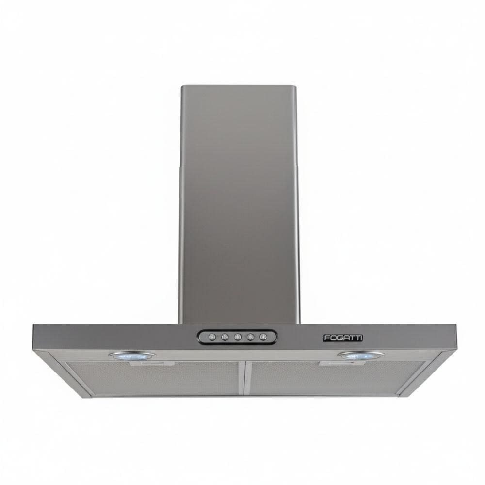 Coifa De Parede 60cm Retangular Duto Slim Fogatti Inox 110V - 110V Coifa De Parede 60cm Retangular Duto Slim Fogatti Inox 110V - 110V