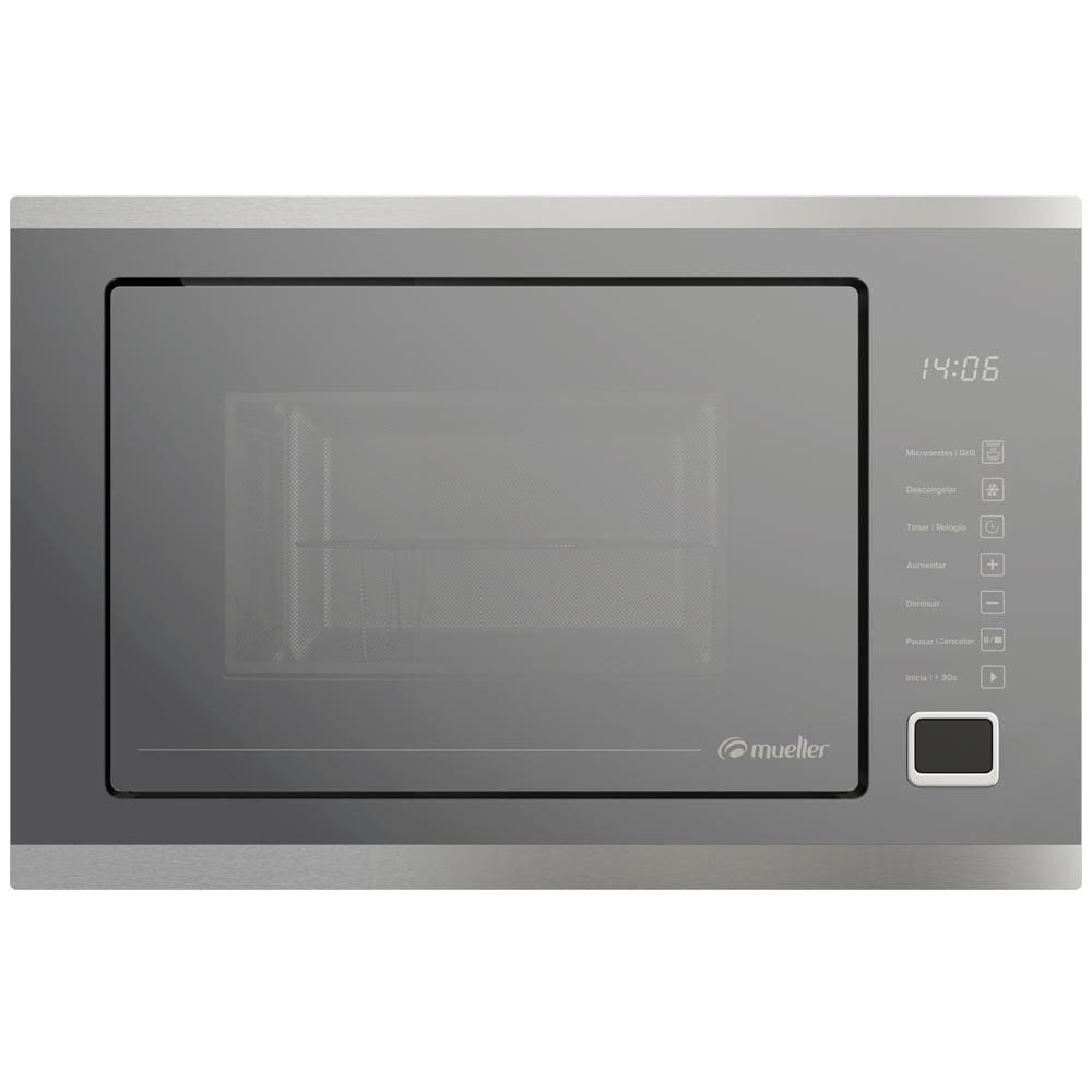 Forno Micro-ondas de Embutir Mueller 25 Litros Espelhado MMO0225G1 - 220V Forno Micro-ondas de Embutir Mueller 25 Litros Espelhado MMO0225G1 - 220V