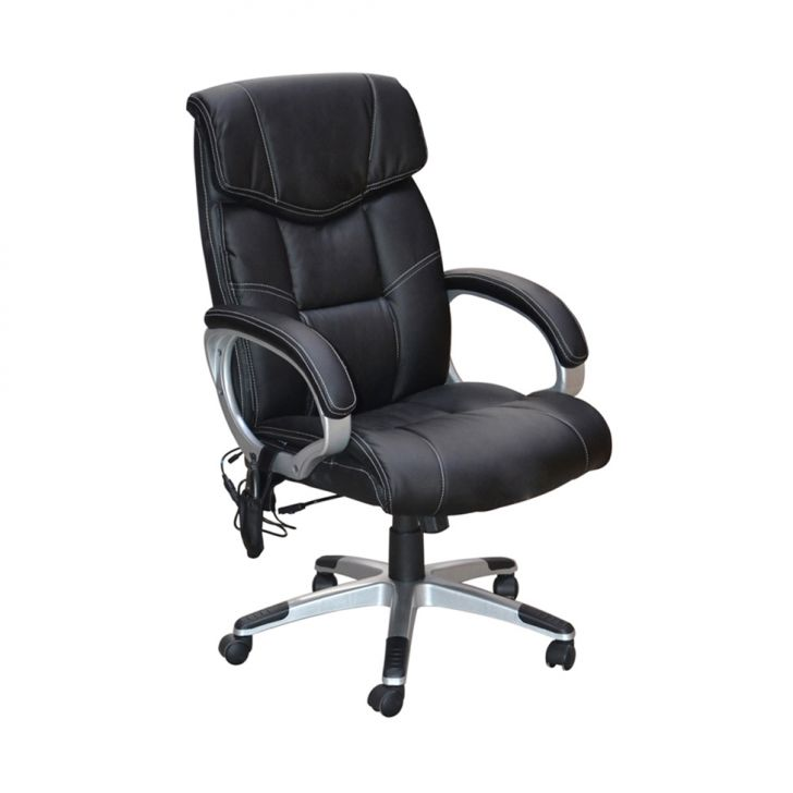 Cadeira de Escritório Presidente com Massagem Cartagena - Preto Cadeira de Escritório Presidente com Massagem Cartagena - Preto