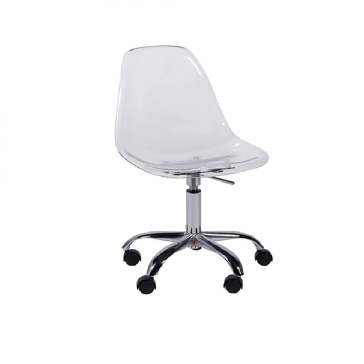 Cadeira Eames DKR OR-1101RPC com Rodízio - Or Design - BRANCO