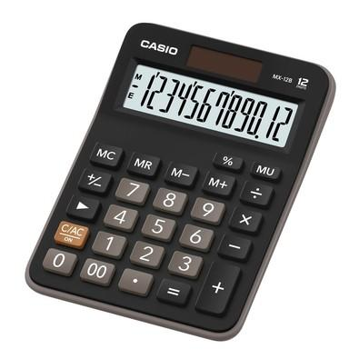Calculadora Casio Eletrônica 12 Dígitos MX-12B Preta