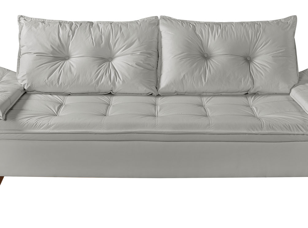 Sofa 3 Lugares Bariloche Retro Courino Gelo Couro Sintetico Essencial Estofados Sofa 3 Lugares Bariloche Retro Courino Gelo Couro Sintetico Essencial Estofados