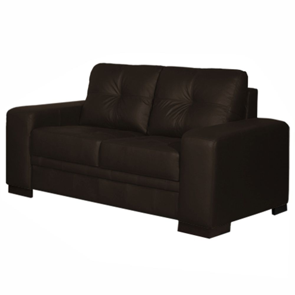 Sofá 2 Lugares 170cm Milano Couro Marrom Fosco - Gran Belo Sofá 2 Lugares 170cm Milano Couro Marrom Fosco - Gran Belo