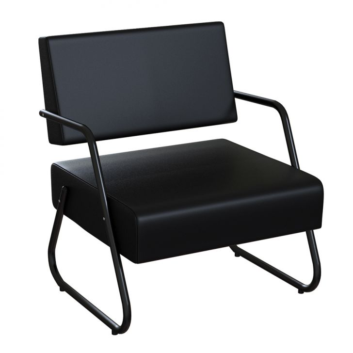 Poltrona Luara Preta 59 cm Poltrona Luara Preta 59 cm