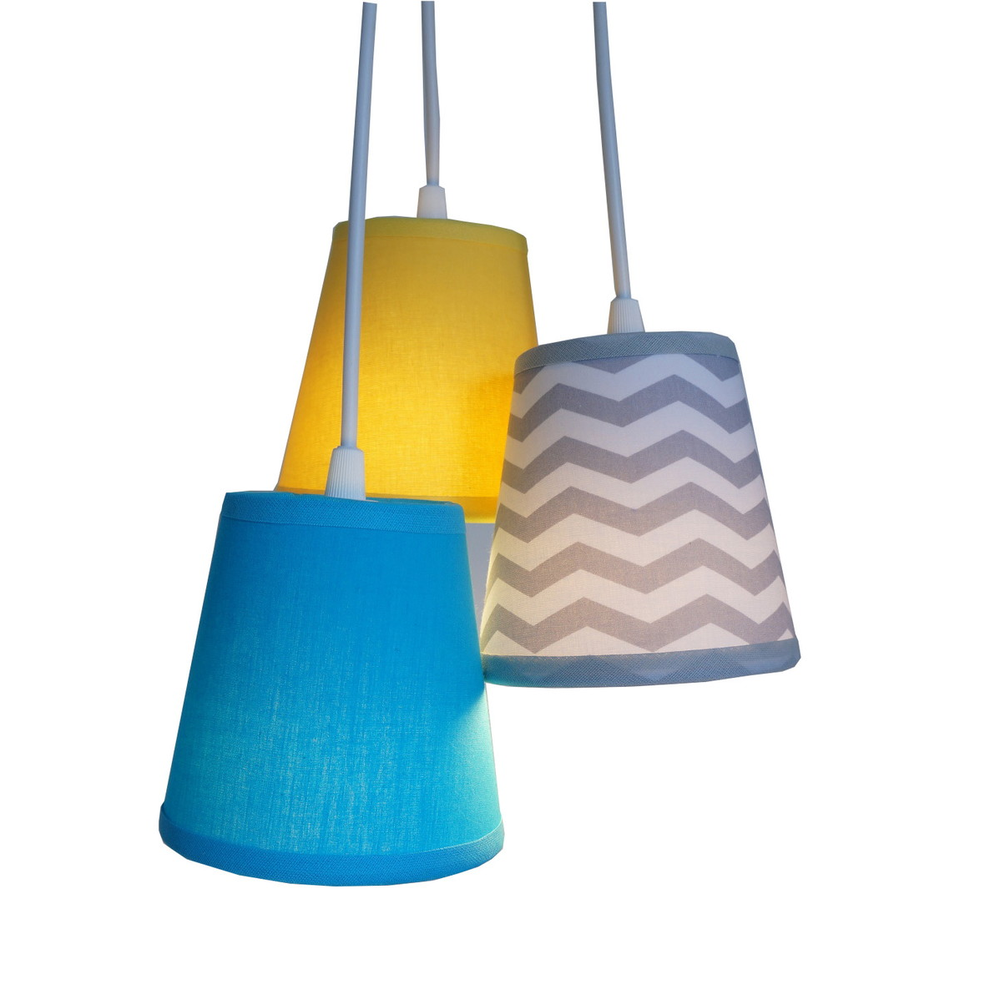 Luminária Baby Chevron Crie Casa Colorido Luminária Baby Chevron Crie Casa Colorido