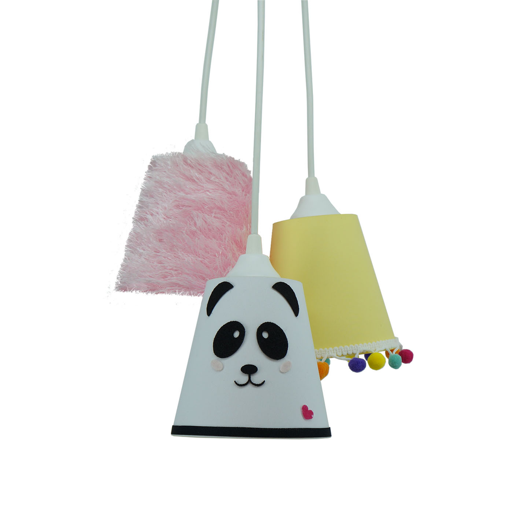 Lustre Pendente Panda e Frufrus