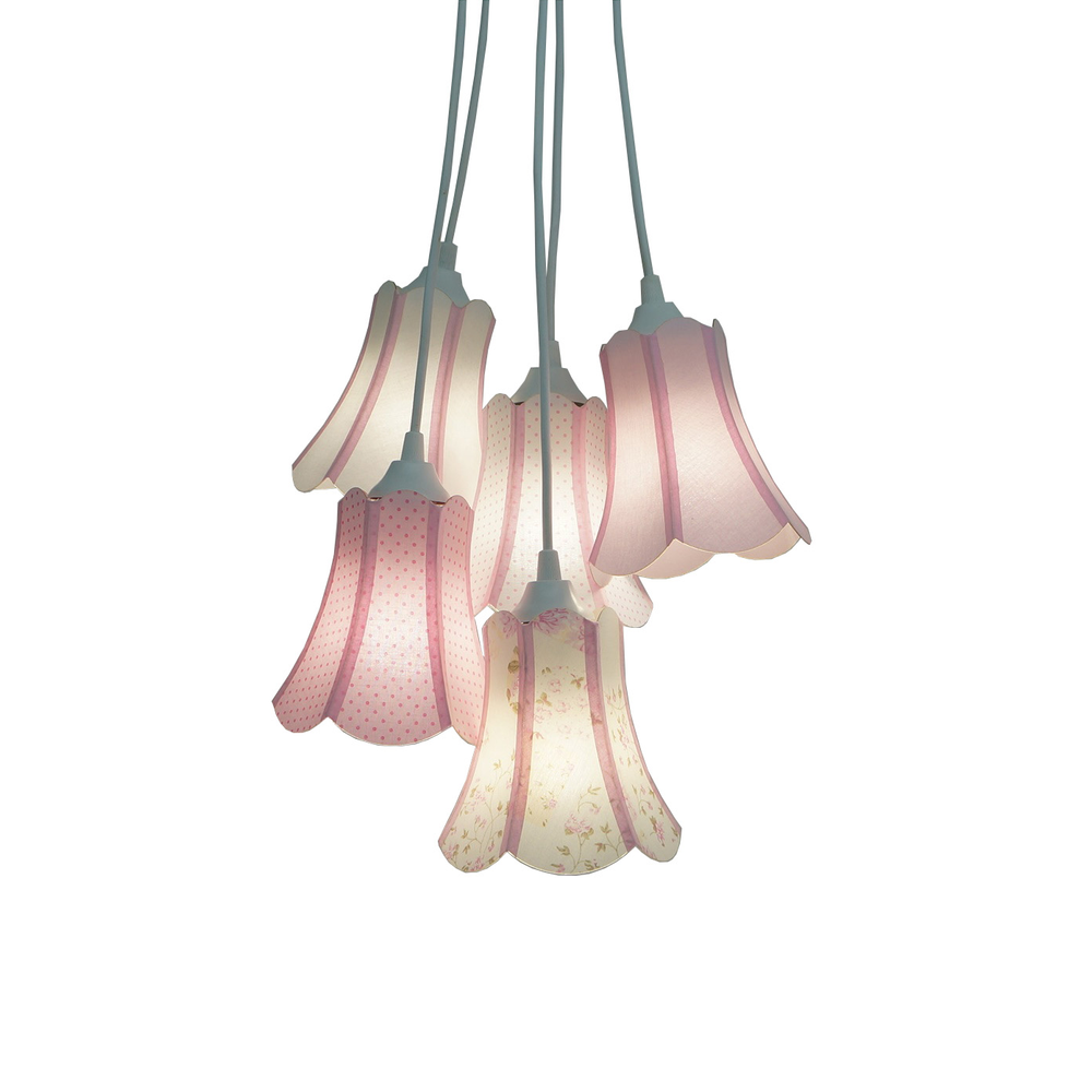 Lustre Pendente Paris Cacho Menina Tons de Rosa Lustre Pendente Paris Cacho Menina Tons de Rosa