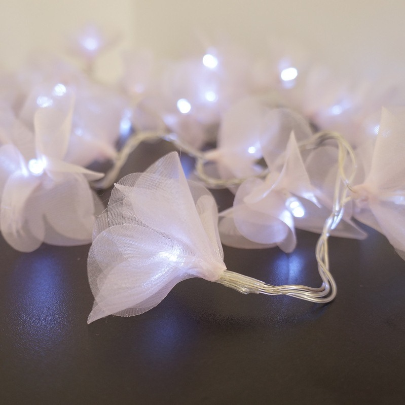 Cordão Luminoso Luz de Fada Pompom Rosa Bebê 110v Cordão Luminoso Luz de Fada Pompom Rosa Bebê 110v