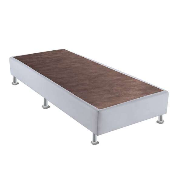 Base para Cama Box Solteiro Florence (23x78x188) Branca