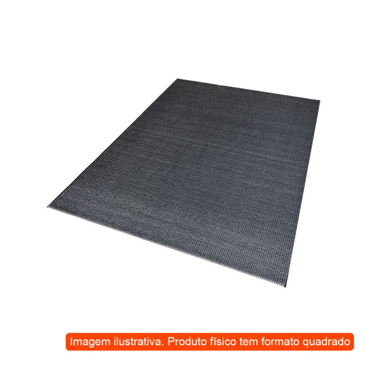 Tapete Gloriosa II Quadrado Polipropileno 215 X 215 cm Cinza Tapete Gloriosa II Quadrado Polipropileno 215 X 215 cm Cinza