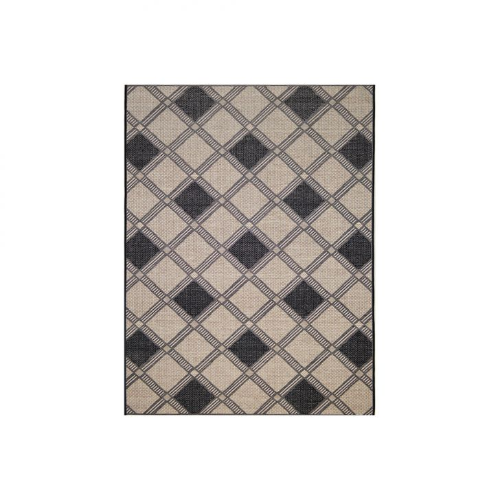 Tapete Estúdio II Retangular Polipropileno 100 X 150 cm Marrom