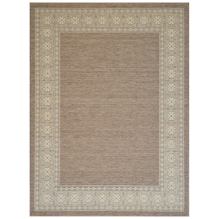 Tapete Fiore I Retangular Polipropileno 100 X 150 cm Marrom Tapete Fiore I Retangular Polipropileno 100 X 150 cm Marrom