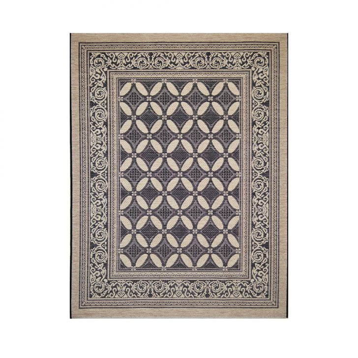 Tapete Turmalina II Retangular Polipropileno 66 X 180 cm Marrom