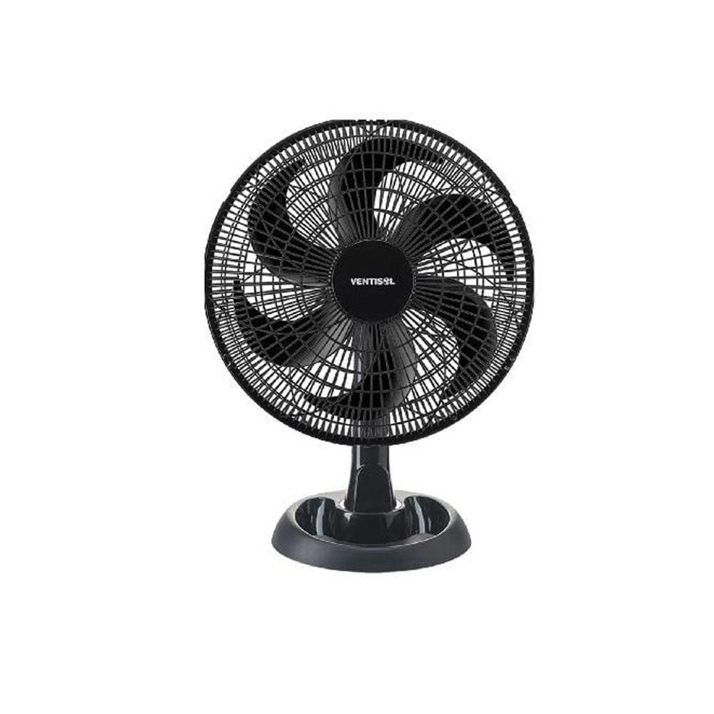 Ventilador de Mesa Ventisol Turbo Eco 30cm, 6 Pás, 30W, 220V, Preto - 7250