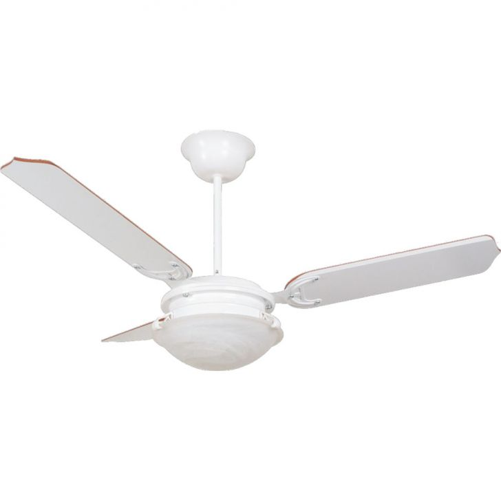 Ventilador Il-36 1 Plafon 3 Pás Reversíveis Branco / Mogno 220v - Branco Ventilador Il-36 1 Plafon 3 Pás Reversíveis Branco / Mogno 220v - Branco