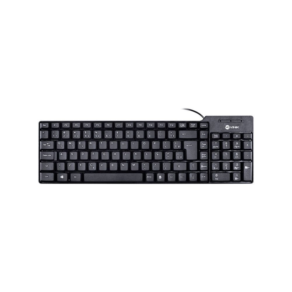 Teclado Vinik Padrão USB Compacto DYNAMIC 1.8M Pt DT150 28432