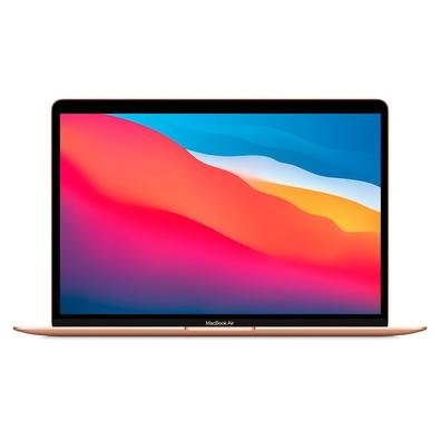 MacBook Air Apple 13", M1, CPU 8 Núcleos, GPU 7 Núcleos, 8GB RAM, SSD 256GB, Dourado - MGND3BZ/A