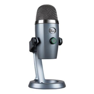 Microfone Condensador USB Blue Yeti Nano Cinza - 988-000088 Microfone Condensador USB Blue Yeti Nano Cinza - 988-000088