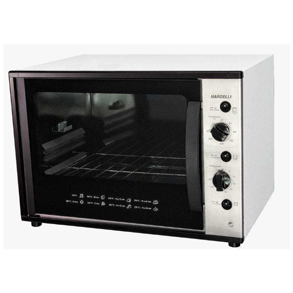 Forno Elétrico de Bancada Nardelli com Espeto Giratório SMART60-S 60 Litros Branco 127V 110V