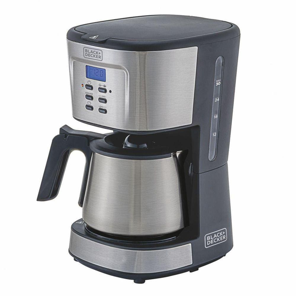 Cafeteira Programavel Cm300G Com Jarra Inox Black Decker - 110V Cafeteira Programavel Cm300G Com Jarra Inox Black Decker - 110V
