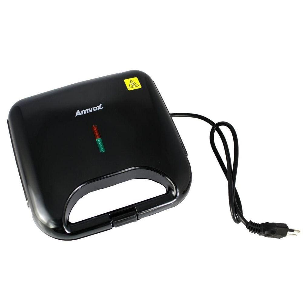 Sanduicheira E Grill Amvox Ams 370 Black 220V - 220V Sanduicheira E Grill Amvox Ams 370 Black 220V - 220V