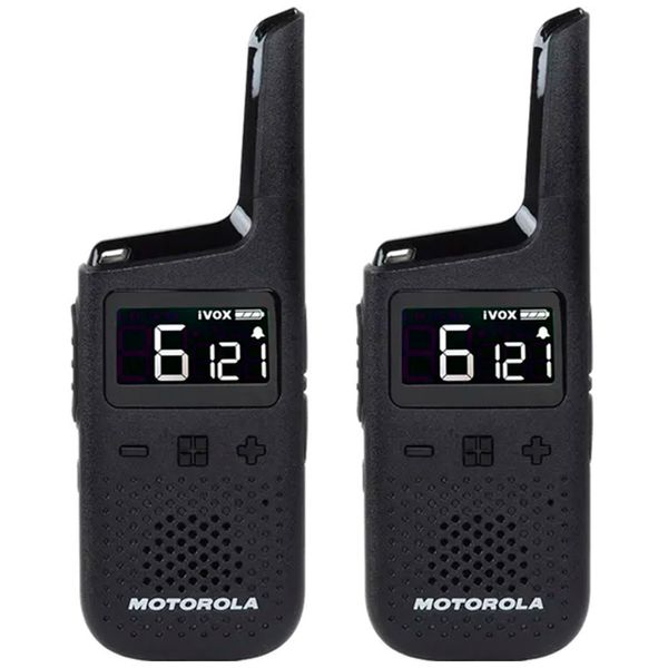 Rádio Comunicador Talkabout Motorola T38BR 32km - Preto Preto