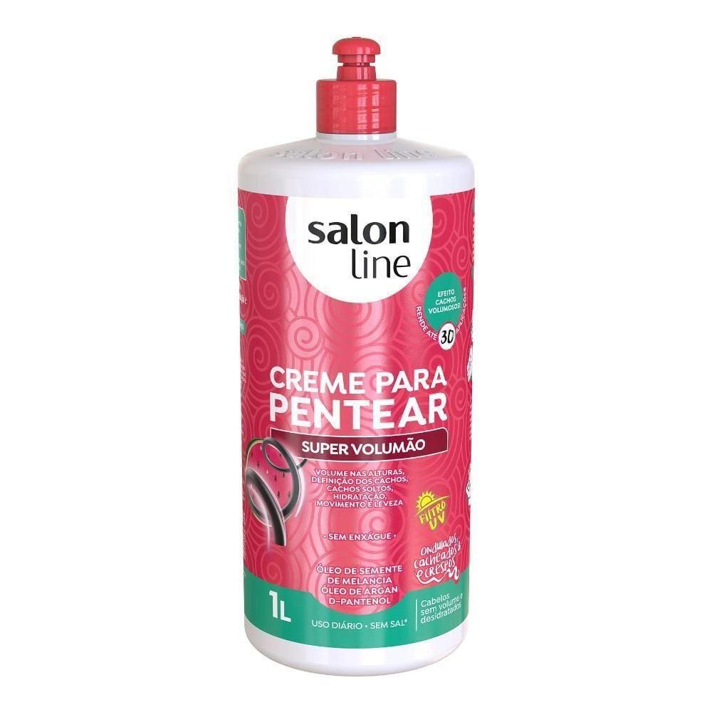 Creme Para Pentear Super Volumão Salon Line 1L Creme Para Pentear Super Volumão Salon Line 1L