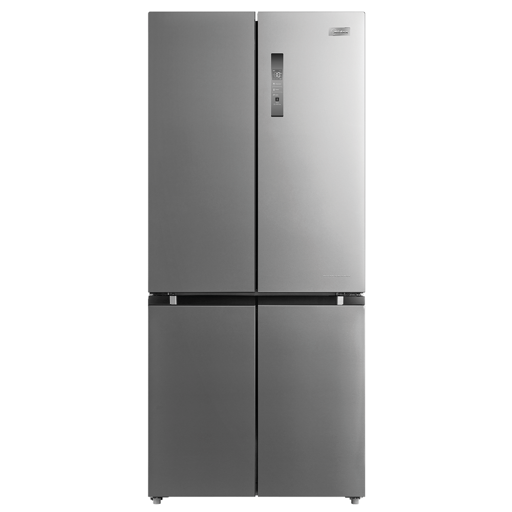 Refrigerador Midea French Door Inverter Quattro 482 Litros Inox MDRF556