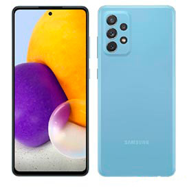 Samsung Galaxy A72 Azul, com Tela de 6,7, 4G, 128GB e Câmera Quádrupla 64MP + 12MP + 8MP +5MP - SM-A725MZBDZTO