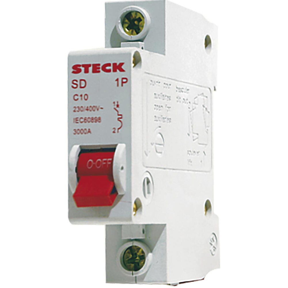 Disjuntor Unipolar Steck Din Curva C 32A 3Ka Disjuntor Unipolar Steck Din Curva C 32A 3Ka